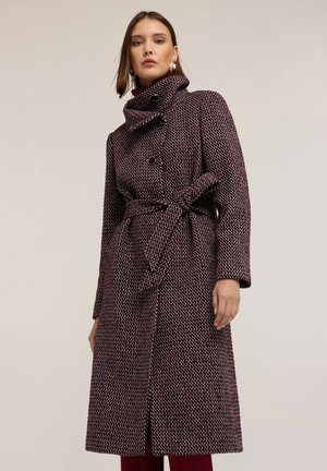 CON CINTURA - Cappotto classico - bordeaux