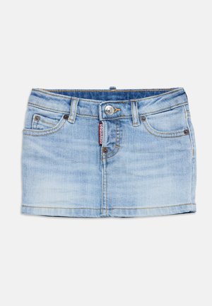 POCKET - Denimová sukňa - blue denim