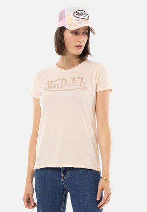 LOGO DOT - Print T-shirt - beige