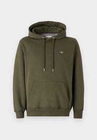 REG SHIELD - Mikina s kapucí - moss green