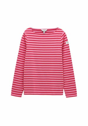 REGULAR FIT - HARBOUR BOAT NECK BRETON  - Pikkade varrukatega topp - pink/red