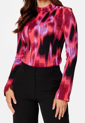 Langærmet T-shirt - pink