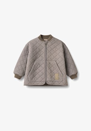 Wheat, THERMO JACKET VANDO UNISEX - Μπουφάν τύπου bomber - brown stripe