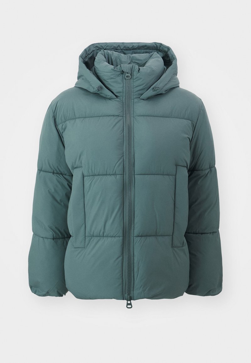 Vero Moda Winterjas groen gemêleerd
