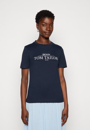 MODERN TEE - Camiseta estampada - sky captain blue
