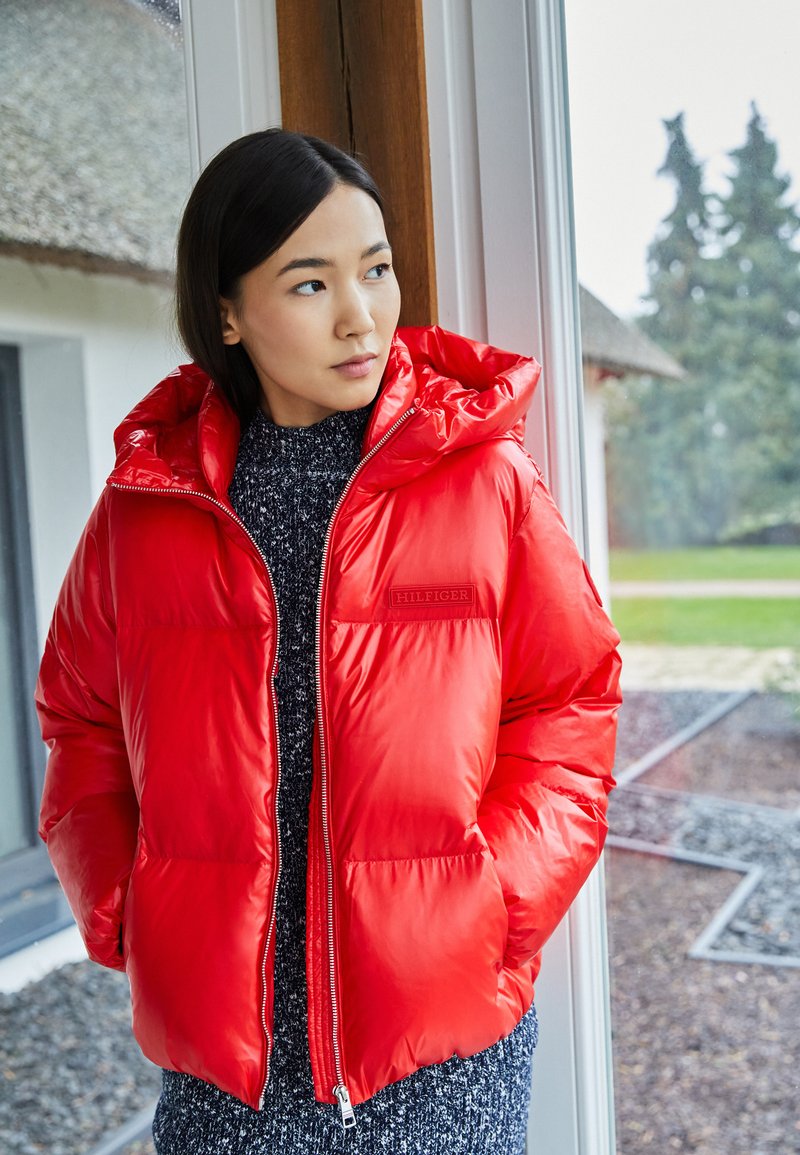 Tommy Hilfiger NEW YORK GLOSS PUFFER JACKET Down jacket fireworks