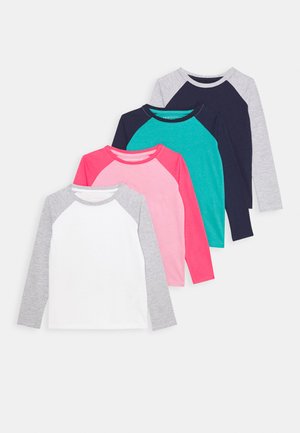 4 PACK - Langarmshirt - pink/dark blue/turquoise