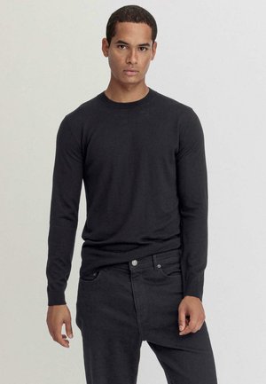 hessnatur Strickpullover - schwarz