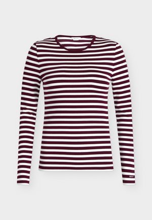 GANT, SLIM  - Langærmet T-shirt - darkened wine