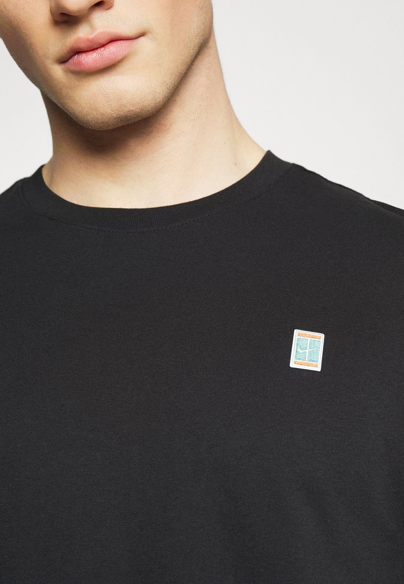Herren Shirts | Nike Performance COURT T-Shirt basic black/washed teal/schwarz - KN45560 Herren Shirts | Nike Performance COURT T-Shirt basic black/washed teal/schwarz - KN45560