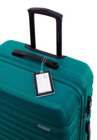 WITTCHEN LARGE SUITCASE WITH LUGGAGE TAG FROM ABS - Trolley - green