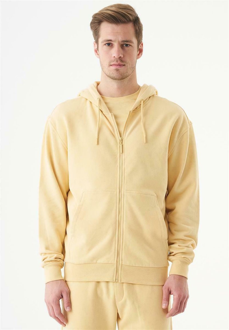 Junda Unisex Soft Touch Organic Cotton Sweat Jacket Blush
