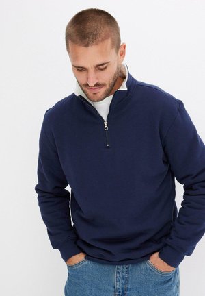 THERMO- MIT TROYER-KRAGEN GEFÜTTERT - Felpa - blue