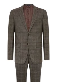 Boggi Milano PRINCE OF WALES BLEND STYLE BRUXELLES  - Sako - brown