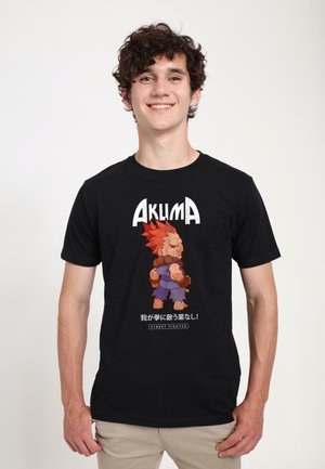 STREET FIGHTER AKUMA - Print T-shirt - black