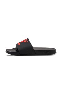 ESSENTIAL - Badslippers - black chinese red