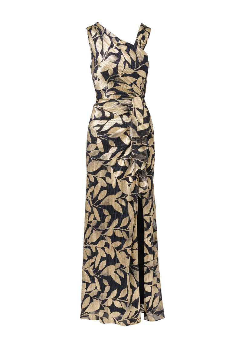 Adrianna Papell FOIL ASYMMETRIC GOWN - Occasion wear -  navy_gold-coloured/dark blue - Zalando