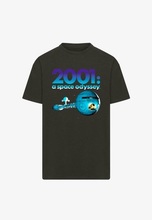Merchcode, A SPACE ODYSSEY SPACESHIP OVERSIZE TEE - Trükipildiga T-särk - black