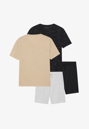 SET 2 PACK - Pijama - black/humus