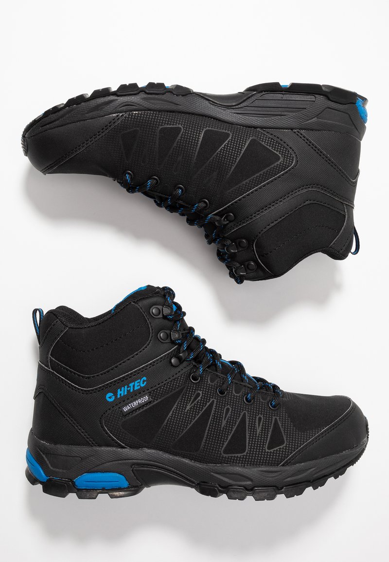 Hi Tec Raven Mid Wp Hiking Shoes Black Blue Zalando De