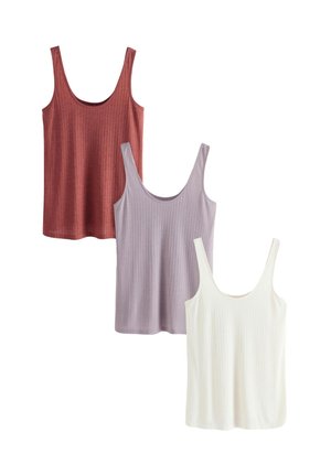 Next REGULAR FIT - 3 PACK - Toppi - rust cream mauve purple