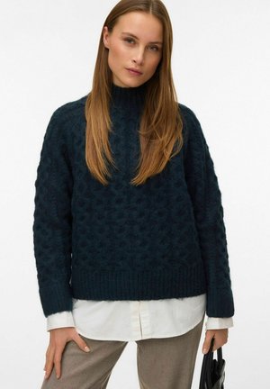 Vero Moda PULLOVER - Pullover - dark sapphire