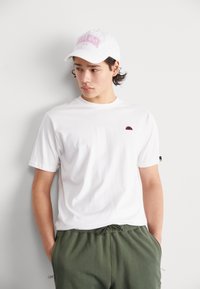 Ellesse VIPERA - Marškinėliai su spaudiniu - white/pink