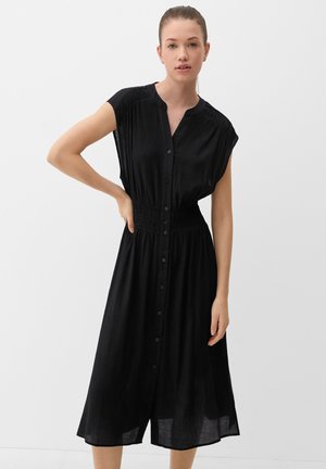 Vestido camisero - schwarz