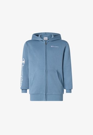 Champion, ICONS CONTRAST FULL ZIP - Felpa con zip - light blue