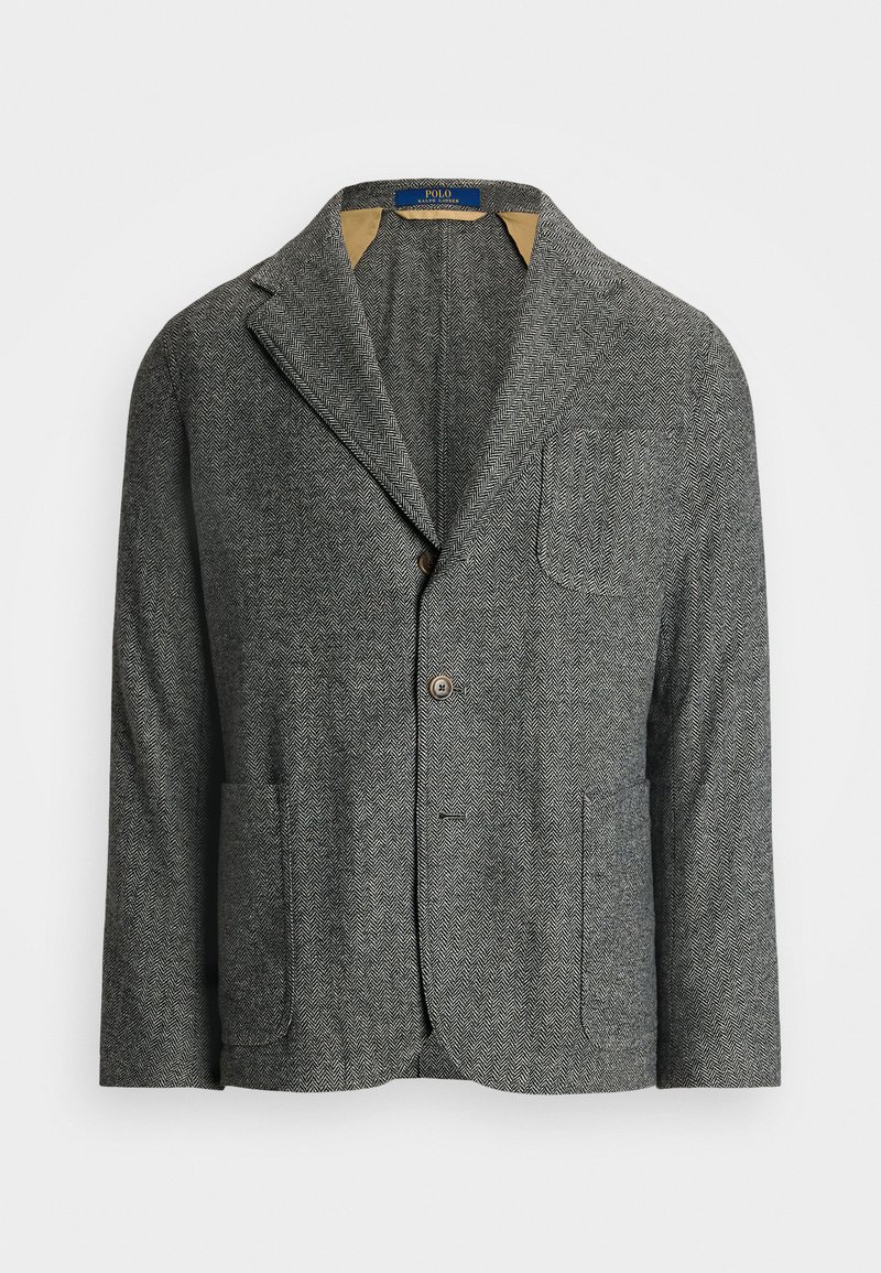 Polo Ralph Lauren MODERN HERRINGBONE SPORT COAT - Σακάκι τύπου μπλέιζερ - black/cream