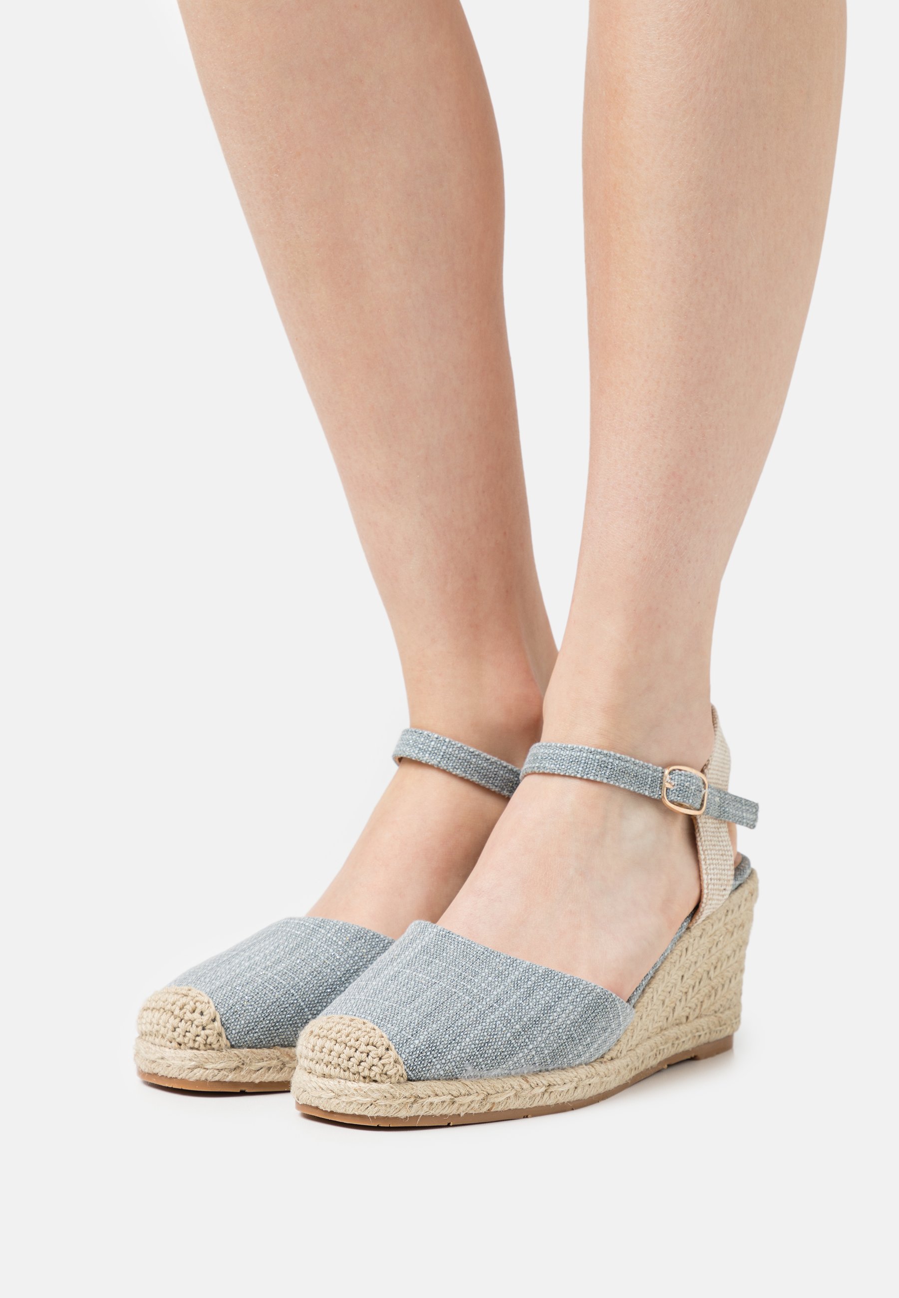 KHARISMA Sandalen met sleehak - avio/Lichtblauw - Zalando.nl