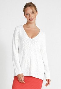Holebrook ISABELLA V-NECK - Maglione - white