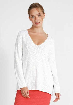 Holebrook ISABELLA V-NECK - Pulóver - white