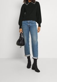 JDY Strickpullover - black