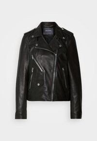 JACKET - Ādas jaka - black