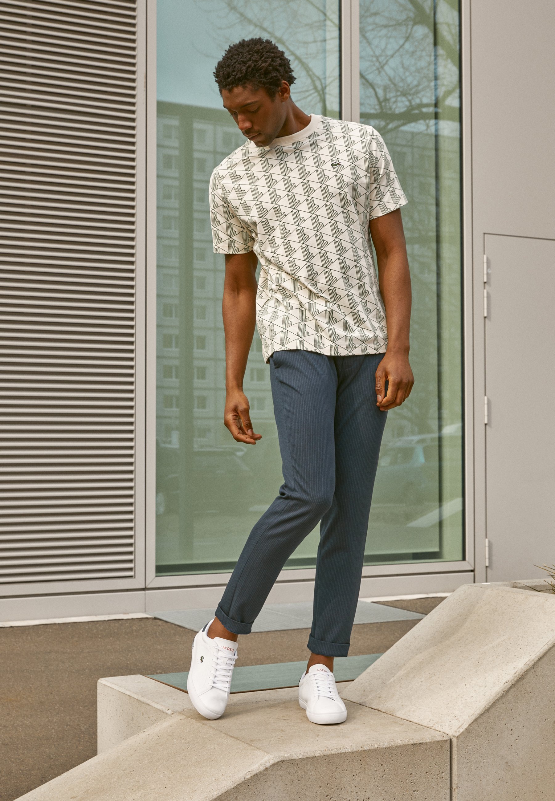 men's powercourt leather trainers