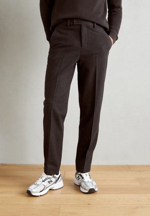 Lindbergh FORMAL PANT - Trousers - black melange