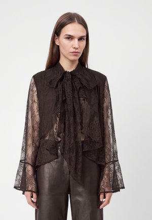 Ida Sjöstedt, ALLYSON  - Blouse - dark brown