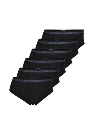 6ER PACK MIDI - Slip - schwarz