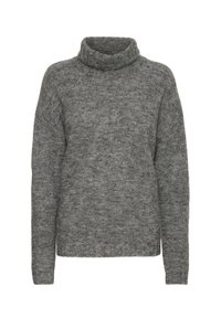 Unselected, dark grey melange