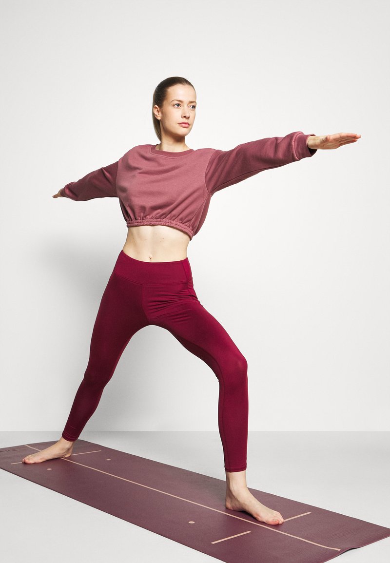 Damen Sportbekleidung | South Beach WETLOOK HIGH WAIST LEGGING Tights rhodondendron/beere - SY01574 Damen Sportbekleidung | South Beach WETLOOK HIGH WAIST LEGGING Tights rhodondendron/beere - SY01574