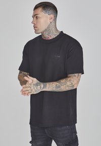 SIKSILK - T-shirts basic - black Miniaturebillede 1