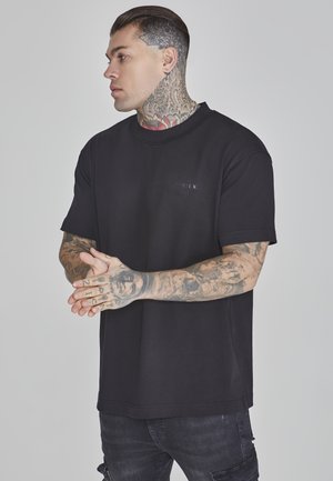 SIKSILK T-Shirt basic - black