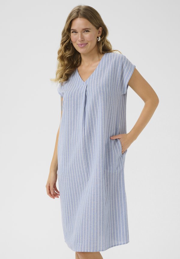 KAMALENA - Freizeitkleid - ebbandflow mel chalk stripe
