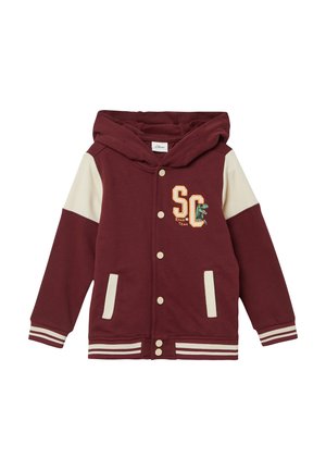 Sweatjacke - bordeaux