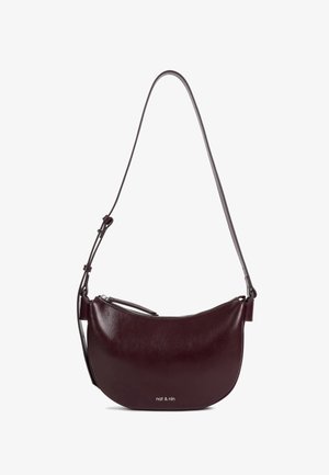 nat & nin, NAT & NIN CROSS BODY BAG LUNE - Sac bandoulière - dark purple