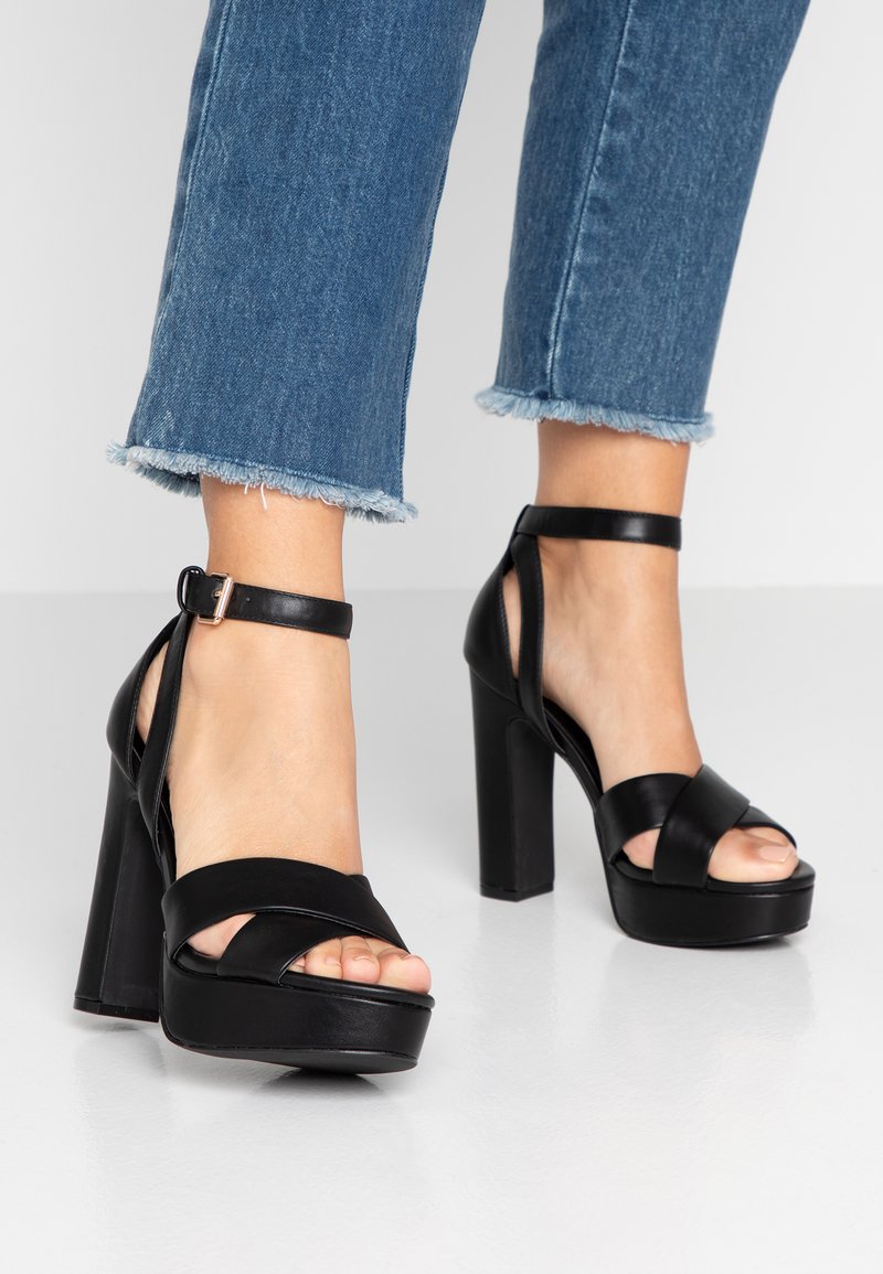 Even&Odd - High heeled sandals - black, Enlarge