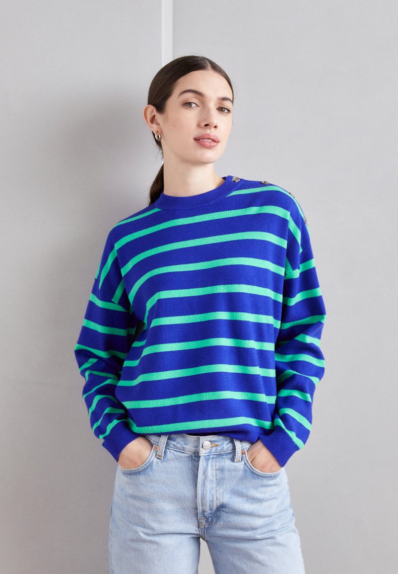 Marks & Spencer Strickpullover - blue mix/blau - Zalando.ch