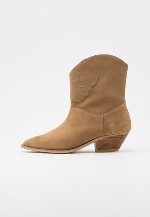 Stivaletti texani / biker - beige