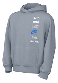 Nike Sportswear CLUB UNISEX - Luvtröja - smoke grey/white